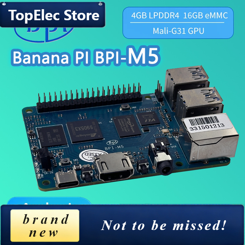Плата TopElec Banana PI BPI-M5 – обзор и цена Banana Pi Bpi-M5