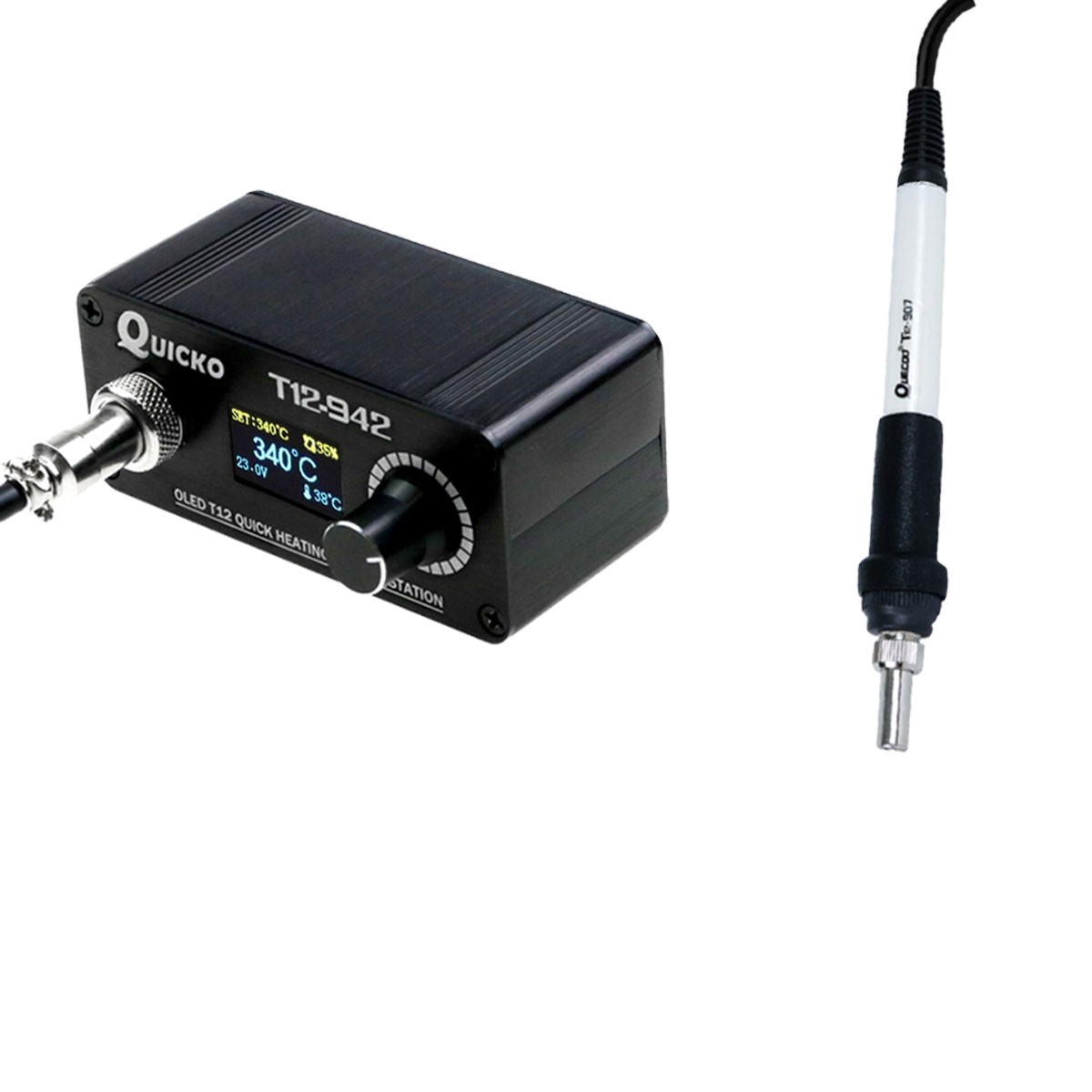Мини-паяльная станция OLED T12 – обзор и цена Soldering Station T12 Oled